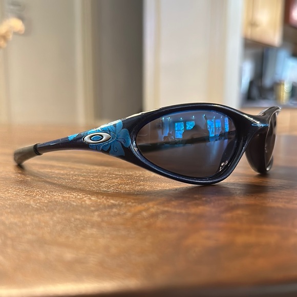 90s Oakley Minute 1.0 Hawaiian Hibiscus Flower - Picture 3 of 5
